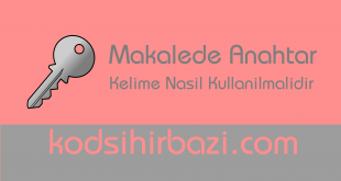 Anahtar Kelime